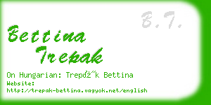 bettina trepak business card